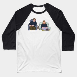 Giles And Mary from Gogglebox Baseball T-Shirt